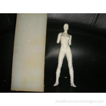 easy-to-use platinum-cure liquid 2 parts room temperature vulcanized silicone rubber